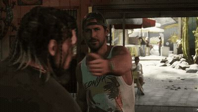 Man In Tank Top Saying Hawaii GIF