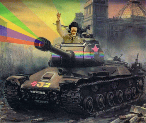 Man In Tank With 432 GIF