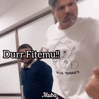 Man In Teddy Bear Shirt Says Durr Fitemu GIF