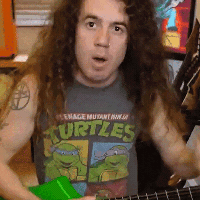 Man In Teenage Mutant Ninja Turtles Shirt GIF