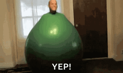 Man In The Bouncing Ball GIF