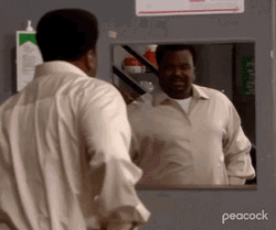 Man In The Mirror The Office Darryl Philbin GIF