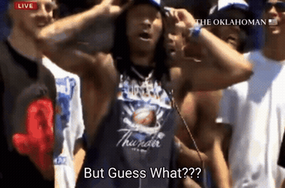 Man In Thunder Tank Top GIF