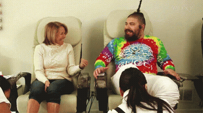 Man In Tie Dye Gucci Sweater GIF