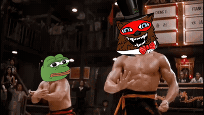 Man In Top Hat And Bow Tie Next To Frog GIF
