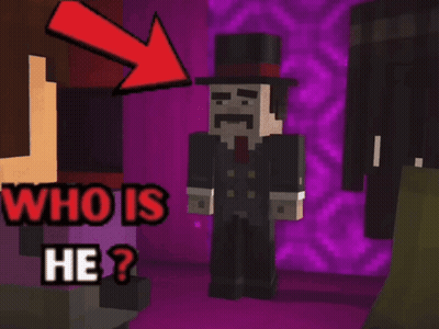 Man In Top Hat Behind Who Is He GIF