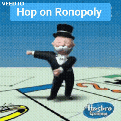 Man In Top Hat Dancing With Hop On Monopoly GIF