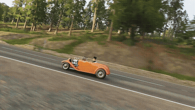 Man In Top Hat Driving Car GIF