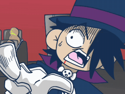 Man In Top Hat Holding Glove GIF