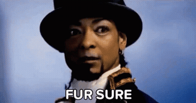 Man In Top Hat Holding Gun Says Fur Sure GIF