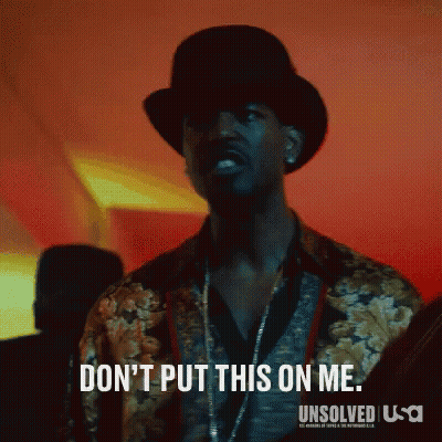 Man In Top Hat Says Don't Put This On Me GIF