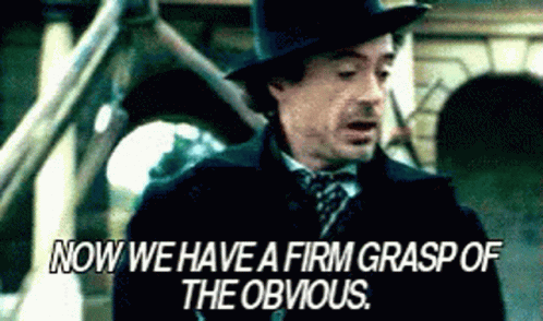 Man In Top Hat Says Obvious GIF