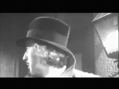 Man In Top Hat Smoking GIF