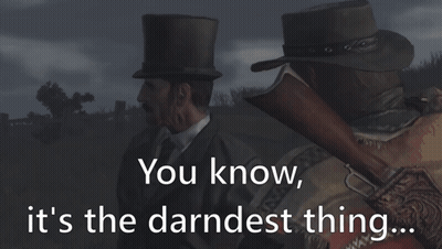 Man In Top Hat Talking Saying You Know It's The Darndest Thing GIF