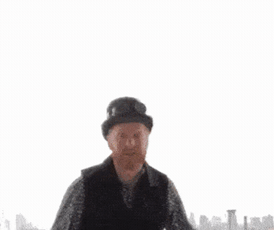 Man In Top Hat With Clock GIF
