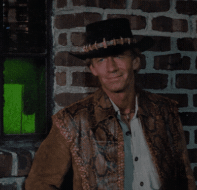 Man In Top Hat With Snake GIF