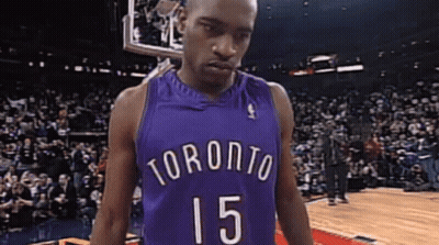 Man In Toronto 15 Jersey Before Crowd GIF