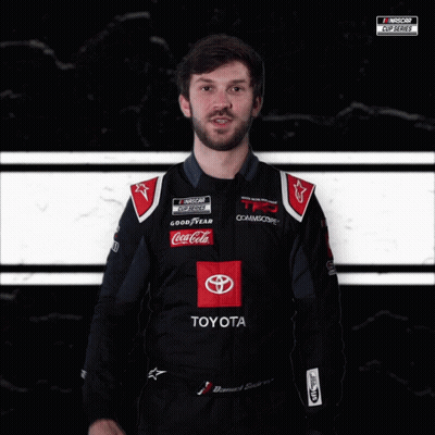 Man In Toyota Racing Suit GIF