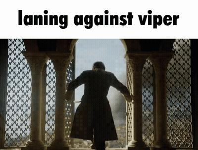 Man In Trench Coat Walking Through Doorway Laning Against Viper GIF