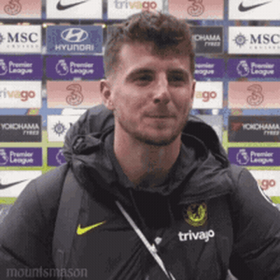 Man In Trivago Jacket Smiling Before Ads GIF