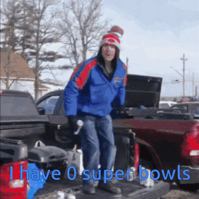 Man In Truck Saying I Have 0 Super Bowls GIF