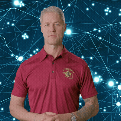 Man In Tulsa Shirt GIF