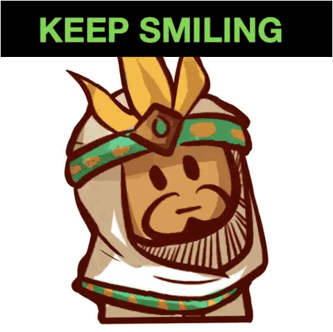 Man In Turban Keep Smiling Sticker