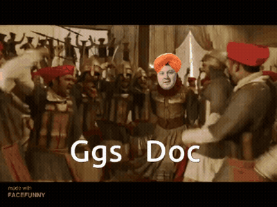 Man In Turban Surrounded By Soldiers Says GGS Doc GIF