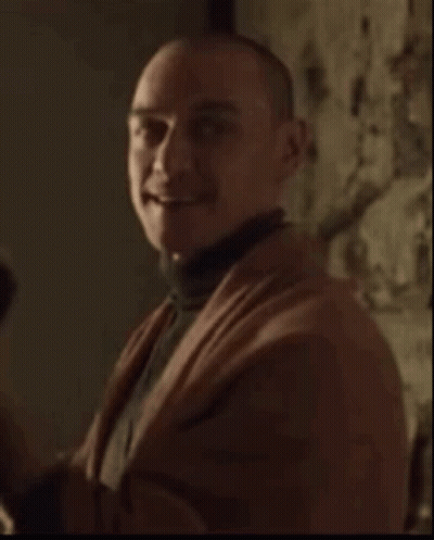 Man In Turtleneck And Scarf Smiling GIF