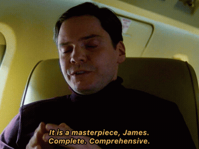 Man In Turtleneck Says It Is A Masterpiece GIF