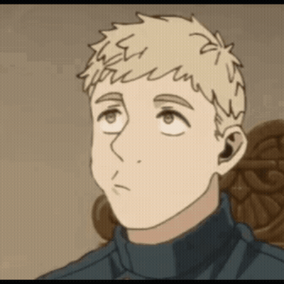 Man In Turtleneck With Drawn Hair GIF