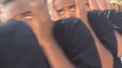 Man In Tuxedo And Bow Tie Crying At Wedding GIF