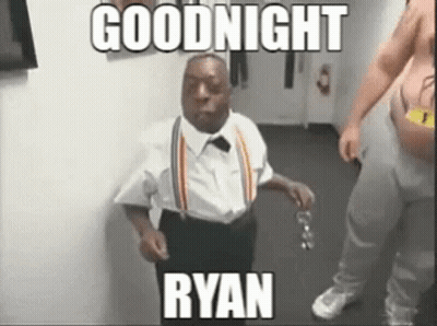 Man In Tuxedo And Suspenders Dancing Goodnight Ryan GIF