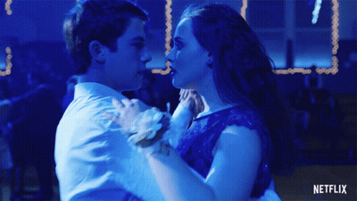 Man In Tuxedo And Woman In White Dress Dancing GIF