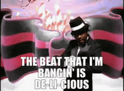 Man In Tuxedo Dancing Says Beat I'm Bangin Is Delicious GIF