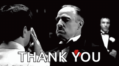 Man In Tuxedo Hugging Man Black And White Thank You GIF