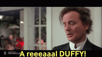Man In Tuxedo Saying A Reeeaaal Duffy GIF