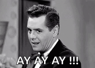 Man In Tuxedo Saying Ay Ay Ay GIF