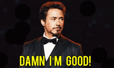 Man In Tuxedo Saying Damn I'm Good GIF