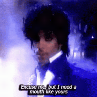 Man In Tuxedo Saying Excuse Me Need Mouth Like Yours GIF