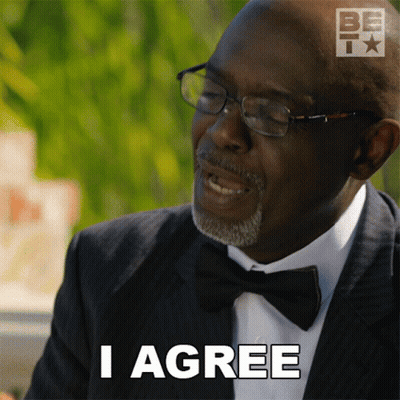 Man In Tuxedo Saying I Agree GIF