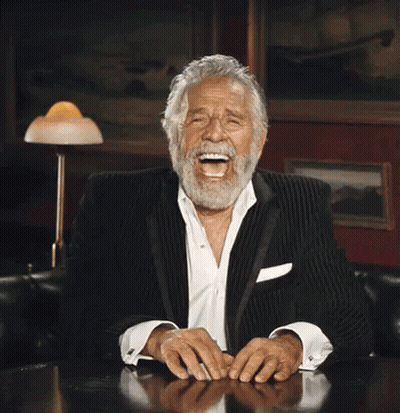 Man In Tuxedo Saying I'm Funny GIF