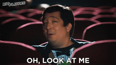 Man In Tuxedo Saying Oh Look At Me GIF