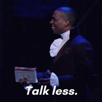 Man In Tuxedo Saying Talk Less GIF