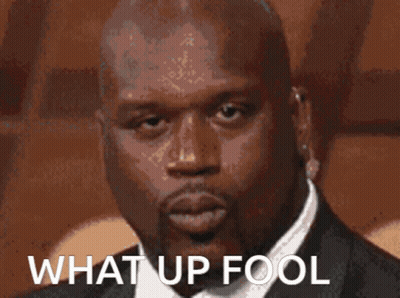 Man In Tuxedo Saying What Up Fool GIF