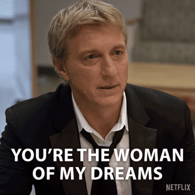Man In Tuxedo Saying You're The Woman Of My Dreams GIF