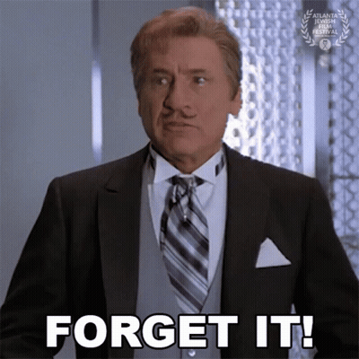 Man In Tuxedo Says Forget It GIF