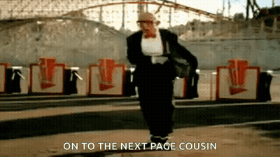 Man In Tuxedo Walking With On To The Next Page Cousin GIF
