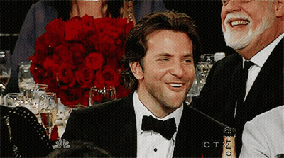 Man In Tuxedo With Moet Bottle GIF