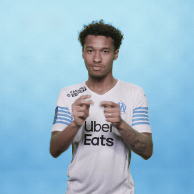 Man In Uber Eats Shirt Making Gesture GIF